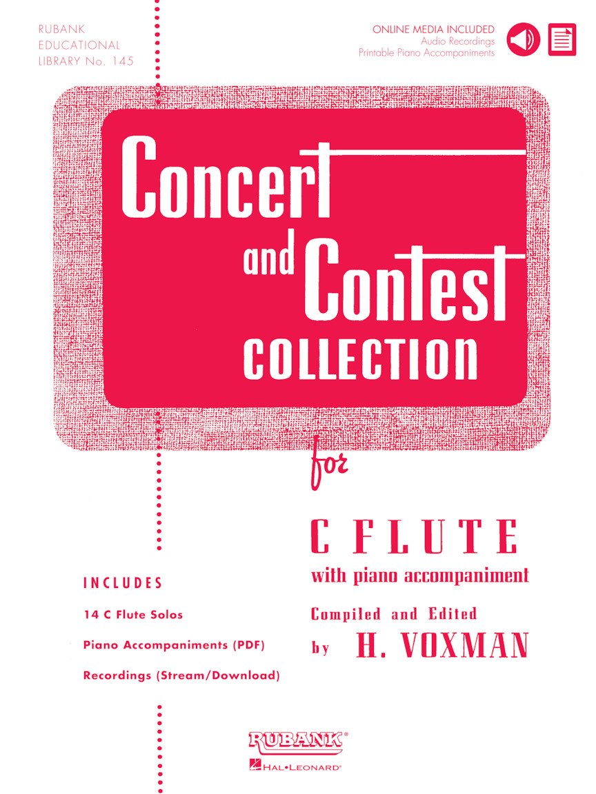 Concert and Contest Collection flûte : morceaux choisis avec piano