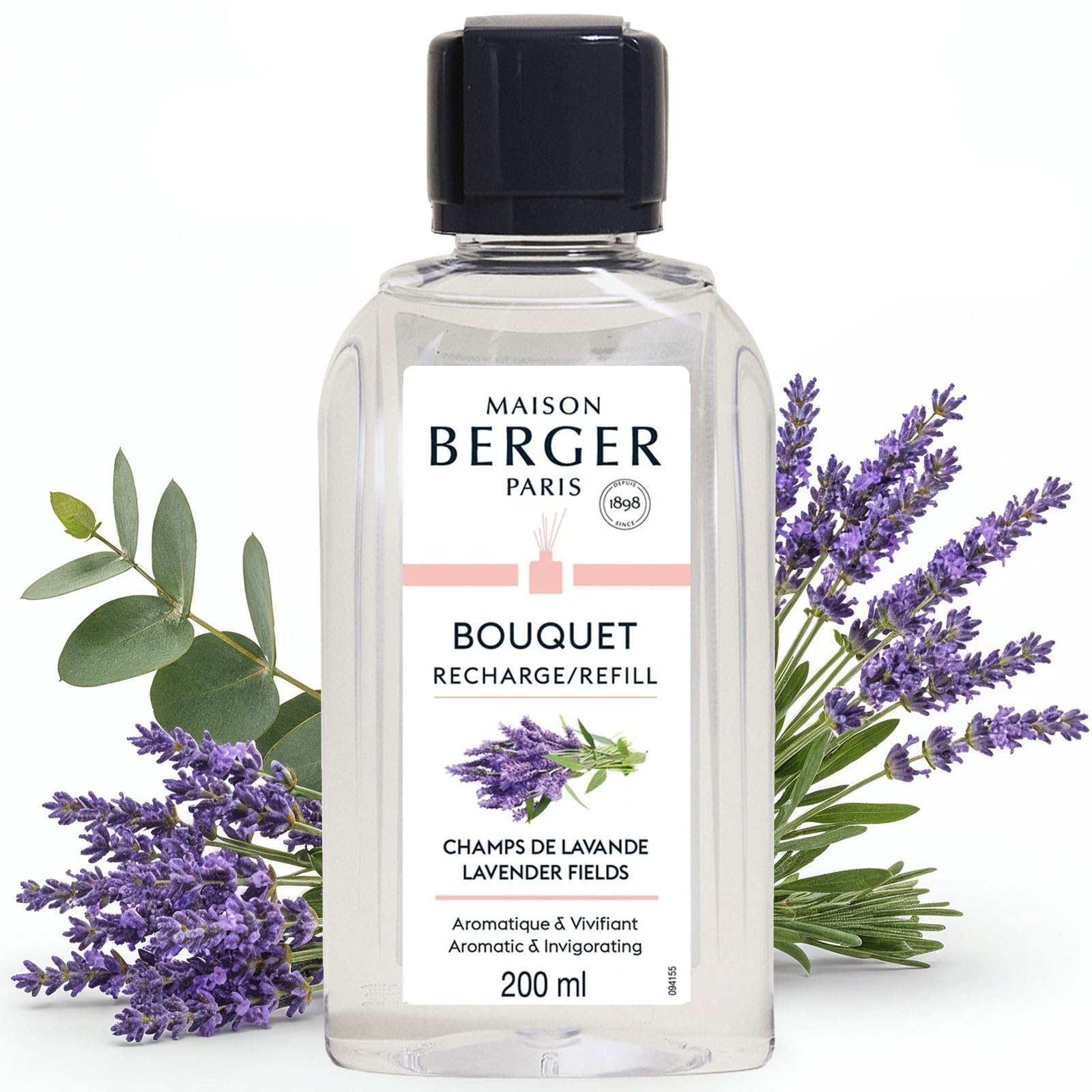 Lavender Fields- Air Freshener - Fragrance Refill for Reed Sticks and Ceramic Diffuser - 6.76 Fluid Ounces - 200 Milliliters