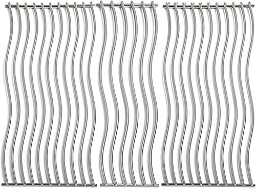 S8G003 (3 unidades) Rejillas de cocina de acero inoxidable de 16 3/4 pulgadas de repuesto para parrillas Napoleon Triumph 410