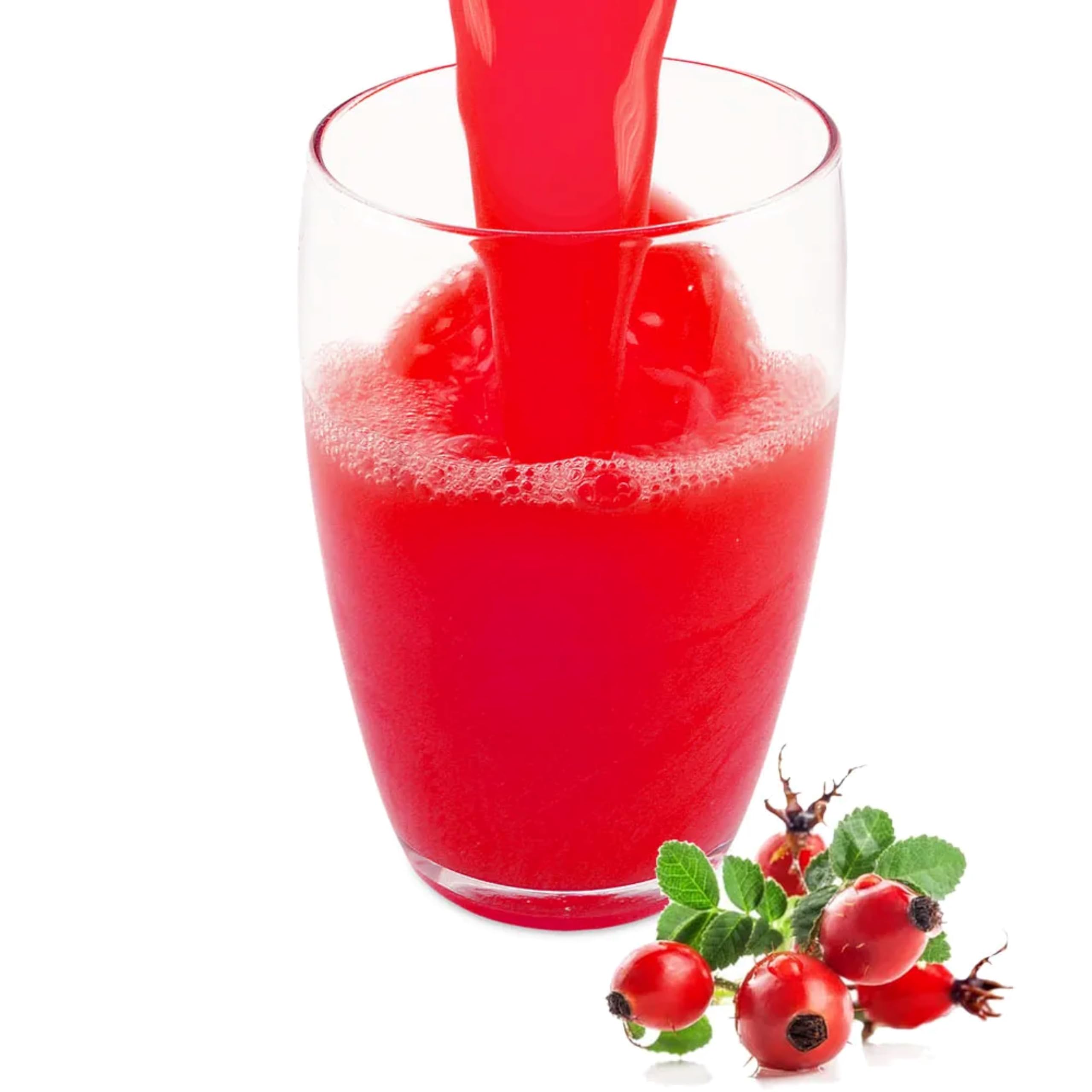 Luxofit Hagebutte Getränk isotonisch/Iso Drink Pulver, L-Carnitin, Elektrolytgetränk, Natürliche Farbstoffe, schnelle & einfache Zubereitung, Made in Germany (10 Kg)