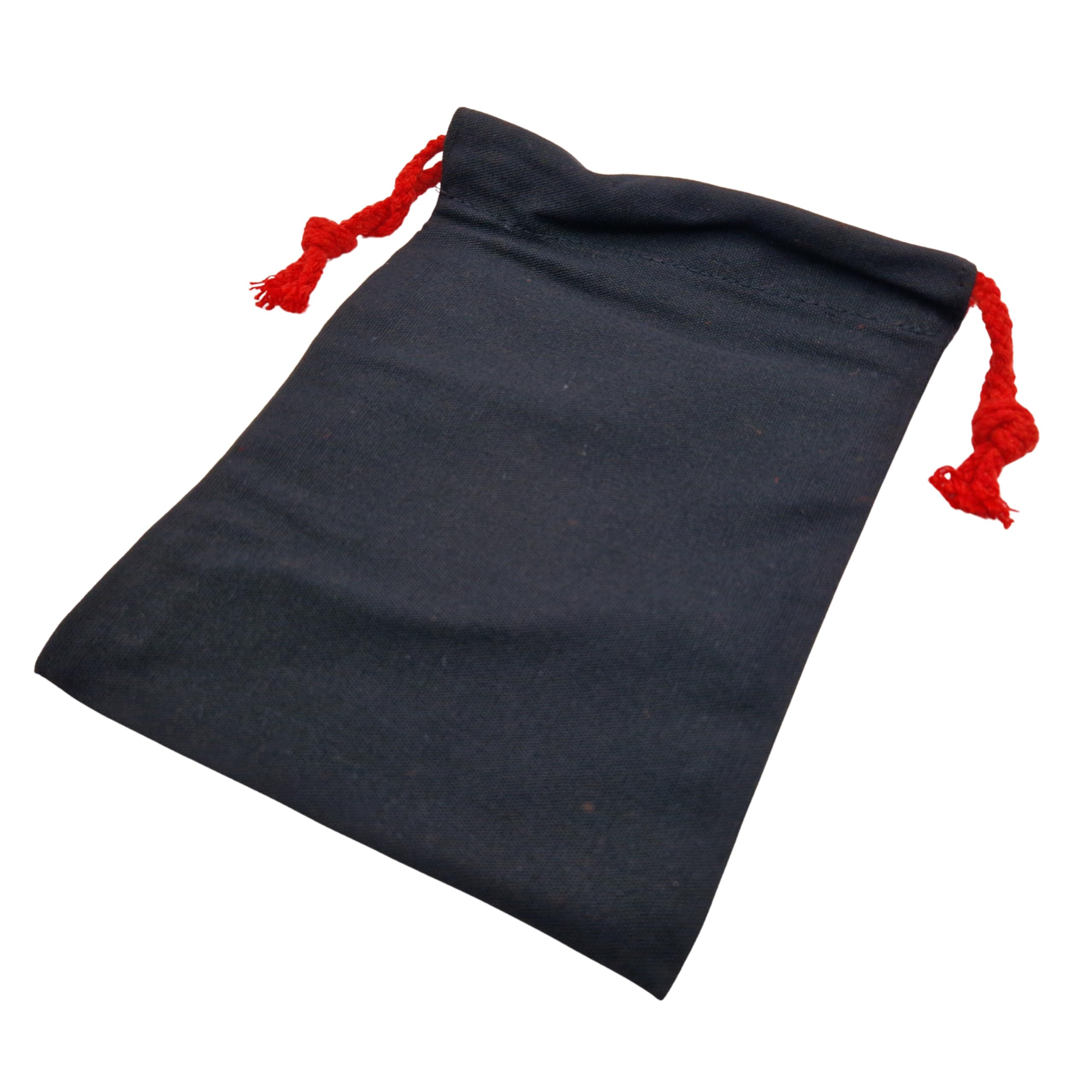 NAAA 100 x woreczek materiałowy ze sznurkiem 21 x 15 cm – wszechstronny worek do przechowywania kosmetyków, biżuterii, podróży i prezentów (czarny/czerwony)