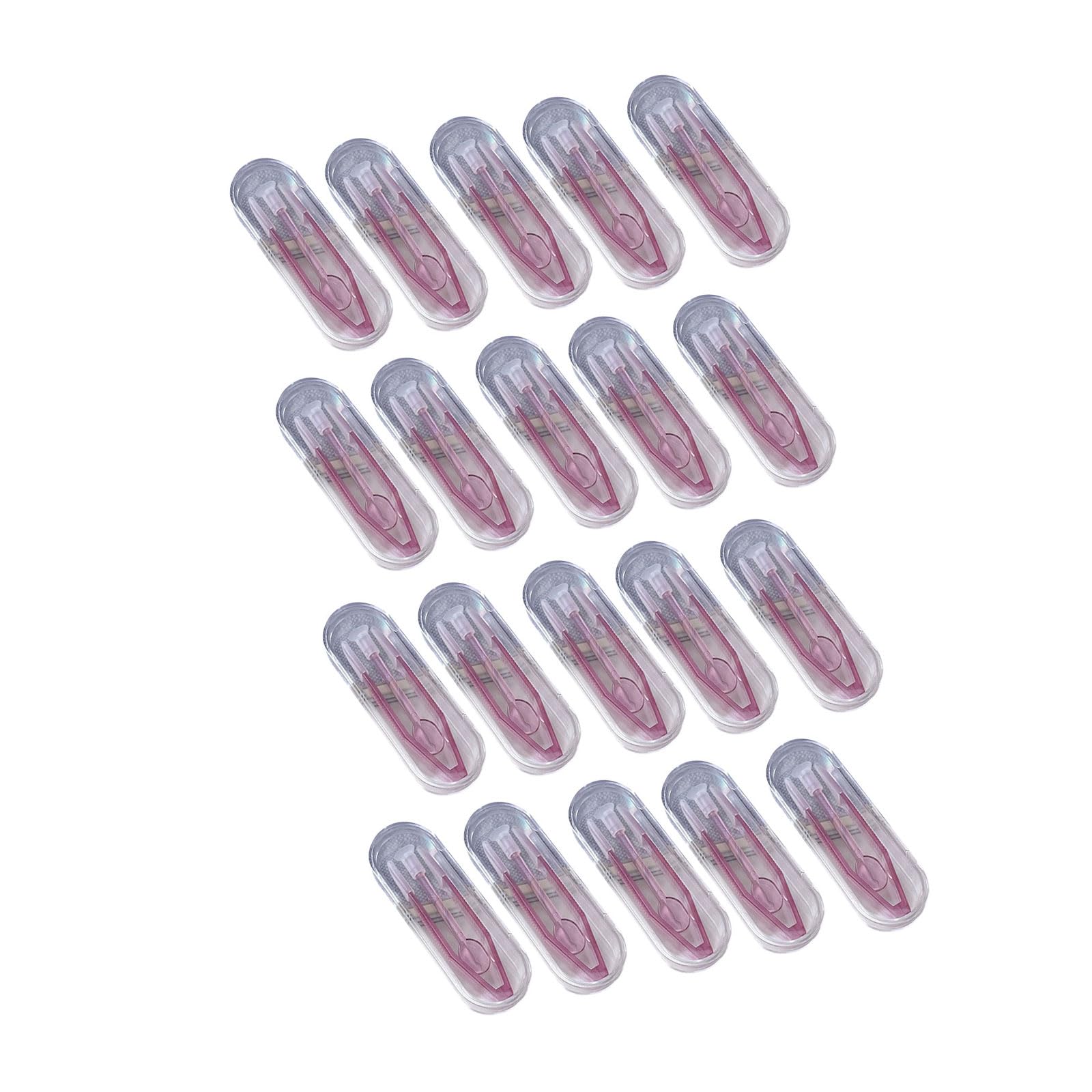 Nihuifa Purple 20Pieces Lenses Applicator Set Includes Tweezers And Small Suction Cup Stick Wearing Tool For Daily Use Lenses Removal Tool