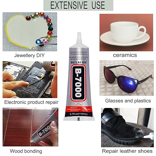 Miniatura 2 de B-7000 Super Glue adhesivo industrial B7000 multiusos de alto grado pegamentos transparentes semifluidos para pegar teléfonos celulares metal madera