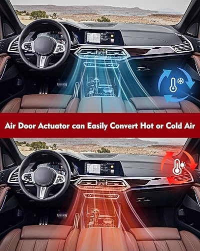 Miniatura 4 de cciyu Actuador de puerta de aire A/C mezcla de temperatura Actuador de puerta de repuesto para 2003 2004 2005 2006 2007 para Honda Accord 79160SDAA01