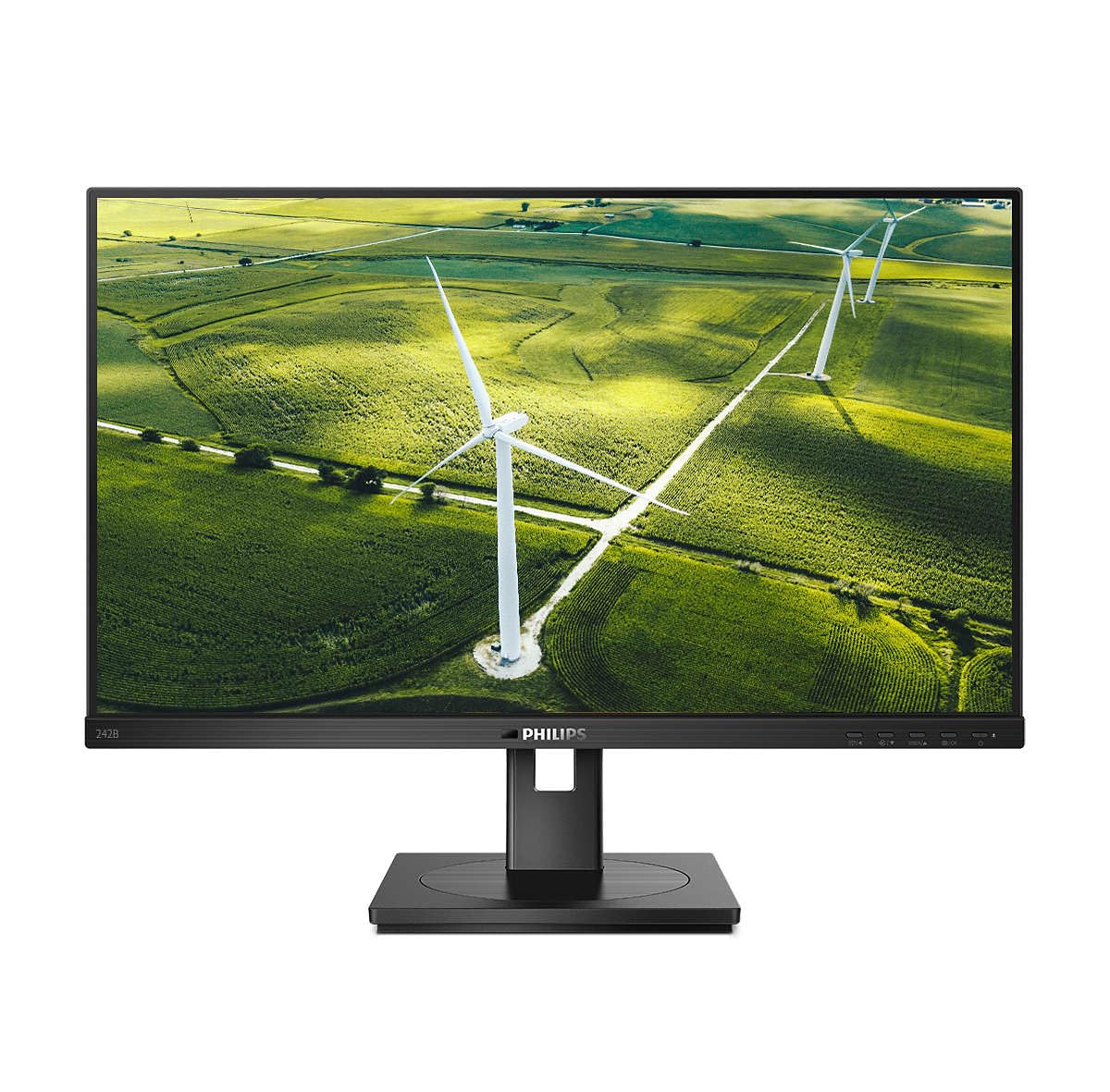 Black Philips 242B1g/00 Computer Monitor 60.5 Cm (23.8) 1920 X 1080 Pixels Full Hd Led