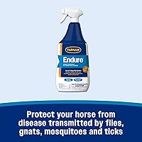 Vista 4 de Farnam Endure Aerosol repelente de moscas resistente al sudor para caballos, dura hasta 14 días, protege contra moscas, mosquitos, garrapatas