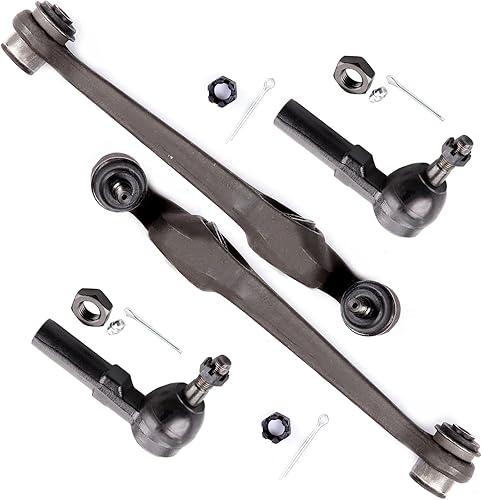 SCITOO 4 unids Kit de suspensión delantera Brazo de control inferior Barra de acoplamiento exterior ajuste 1991-1992 para Saturn SC 1993-2002 SC1