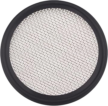 DERNORD 3" Sanitary Gasket FKM w/Stainless Screen - Tri Clamp Clover 20 Mesh