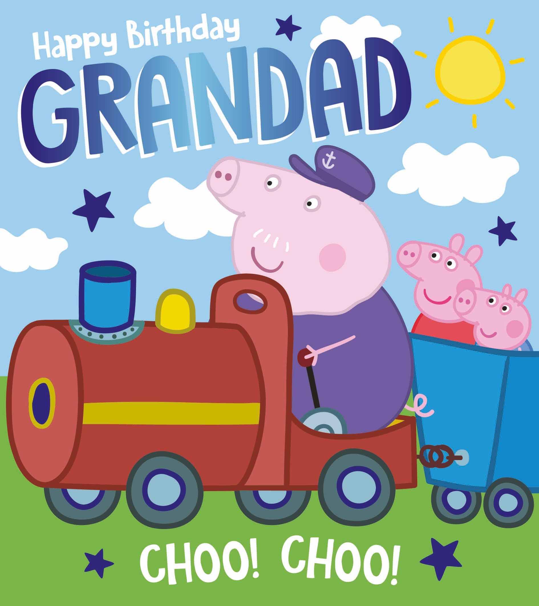 PEPPA PIG Birthday Card for Grandad
