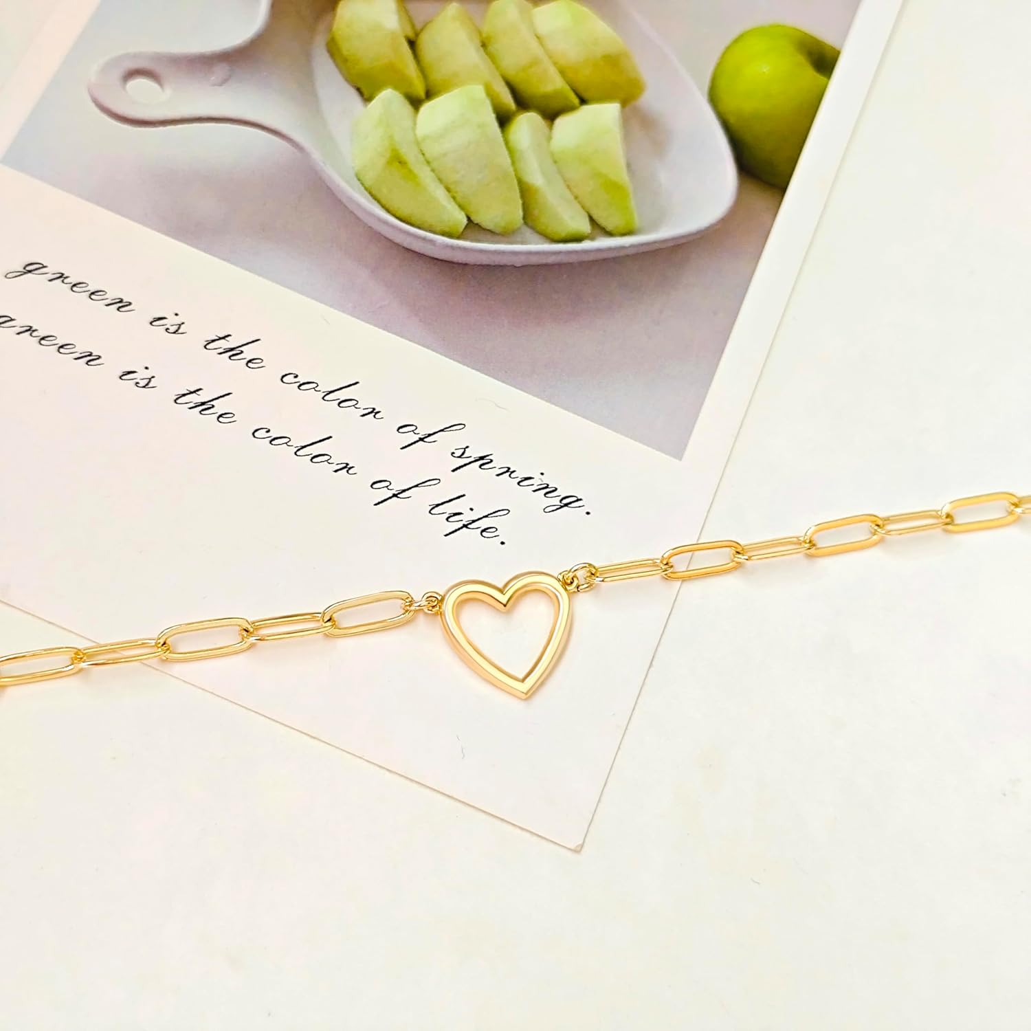 Zeffy Cute Heart Necklace 18k Gold/Silver Plated Tiny Heart Pendant Choker Necklaces Gold Love Heart Chain Necklace for Women Dainty Gold Jewelry Valentines Day Gifts for Women Girls Teen Girls - Image 7