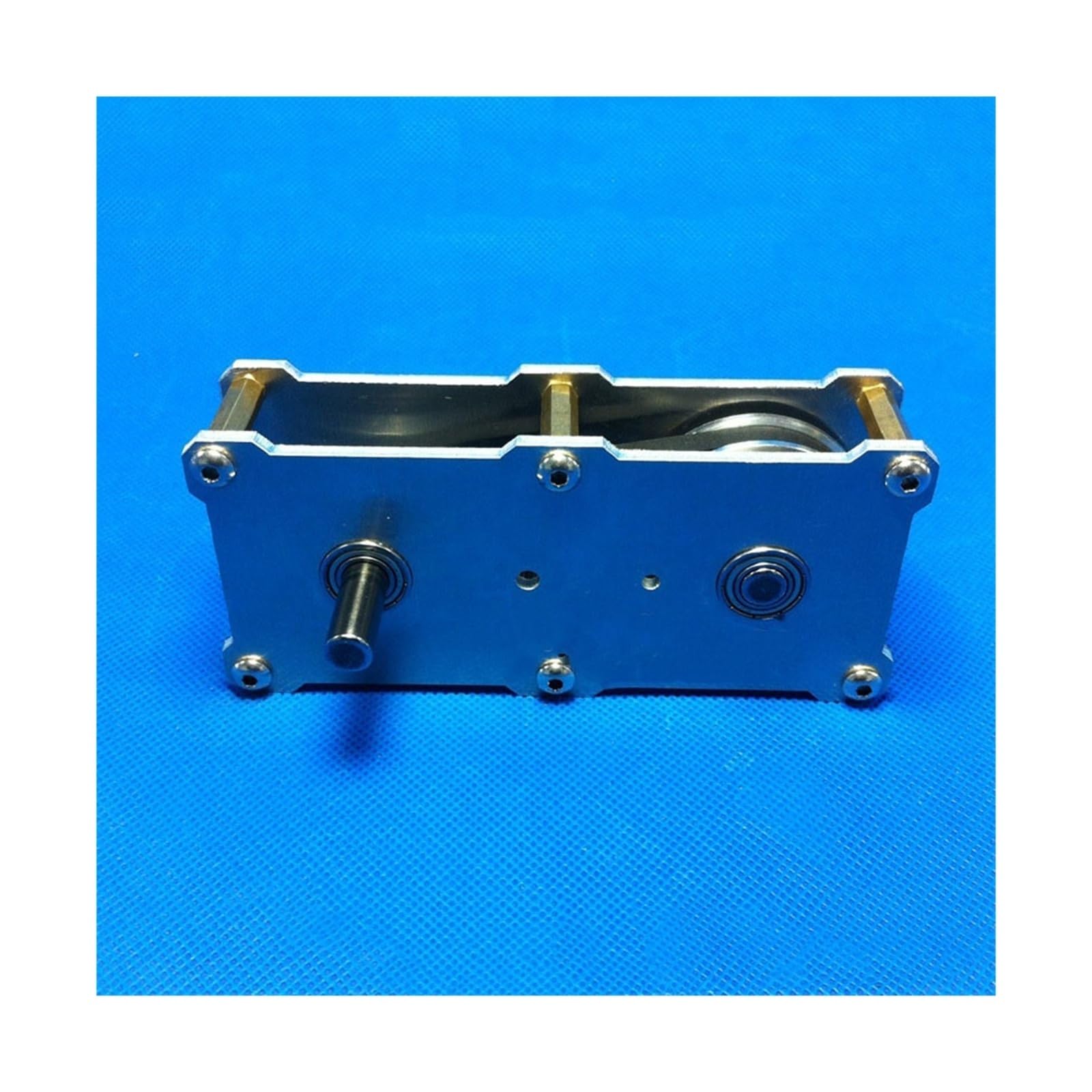 Angle Steering 1 to 4 Speed Ratio Metal Gearbox 8mm Double Shaft Speed Increase Reducer Device 122x72x55mm Commutator Driving Change