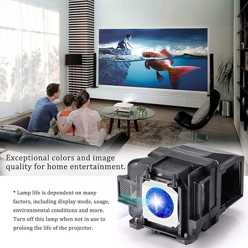 Miniatura 4 de ELP78 Bombilla de proyector para Epson ELPLP78 PowerLite Home Cinema 2045 2030 2000 730HD 725HD 600 VS230 VS330 VS335w EX7220 EX3220 EX5220 EX6220