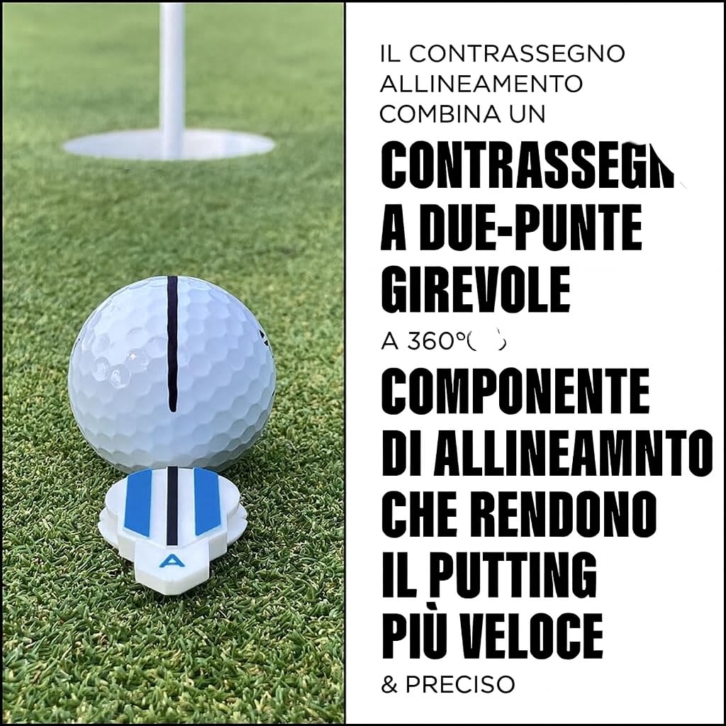 Fraser Fitness Marcatore per pallina da golf per allineamento Accessori putting Aid