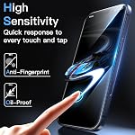 JETech Protecteur d'écran pour iPhone 17 Pro 6.3 pouces, film en verre trempé avec outil d'installation facile, 9H La dureté, l'amitié, 3-Pack