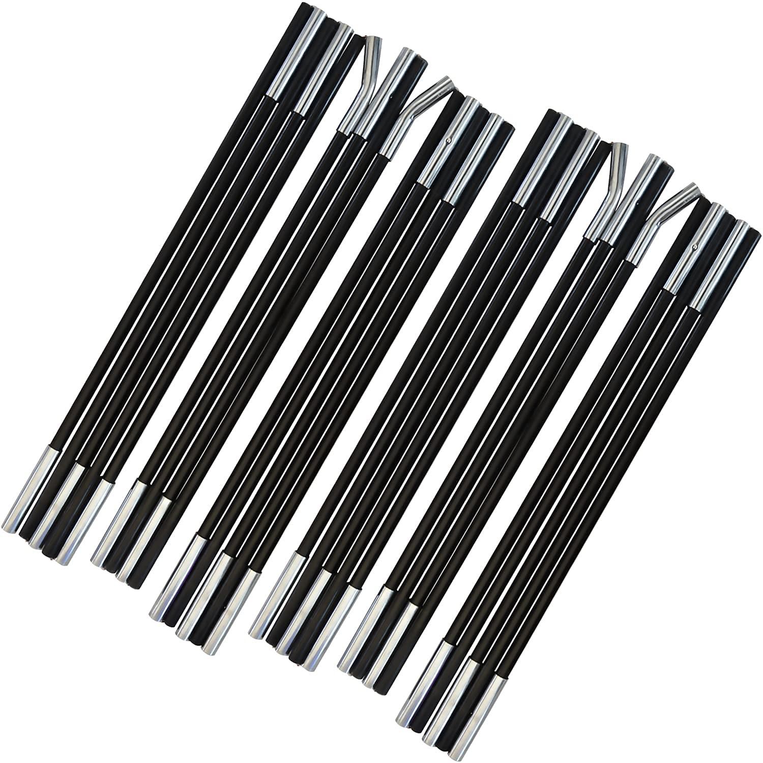Golf Replacement Poles for 10x7x6FT Golf Net-Pro, Fiberglass Replacement Rods 2pcs, GG-0016P