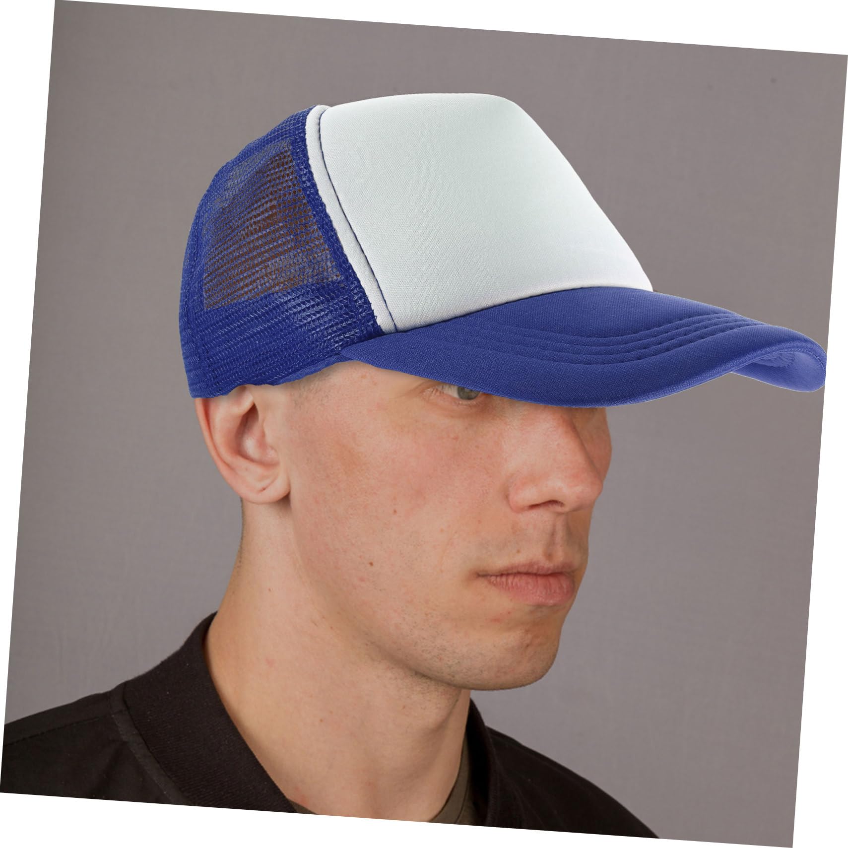 Abaodam 6pezzi Cappellino da Baseball in Rete Stampata Sublimazione Cappellino Unisex Stampa Sublimazione Cappellini Estivi in Poliestere Cappellini Sportivi Estivi Regolabili Parasole