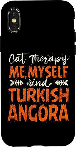 iPhone XXS Me, Myself And Turkish Angora Thérapie Par Les Chats Case