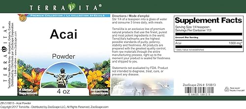 Miniatura 4 de Acai Polvo (4 oz, ZIN: 518813)