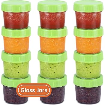Verre Contenants Pour Aliments De Bebe Pour Le Sevrage Pots A Congelateur Pour Sevrage Pots Pour Le Sevrage Pour Bebes Tasses Bebe Puericulture Boites De Conservation