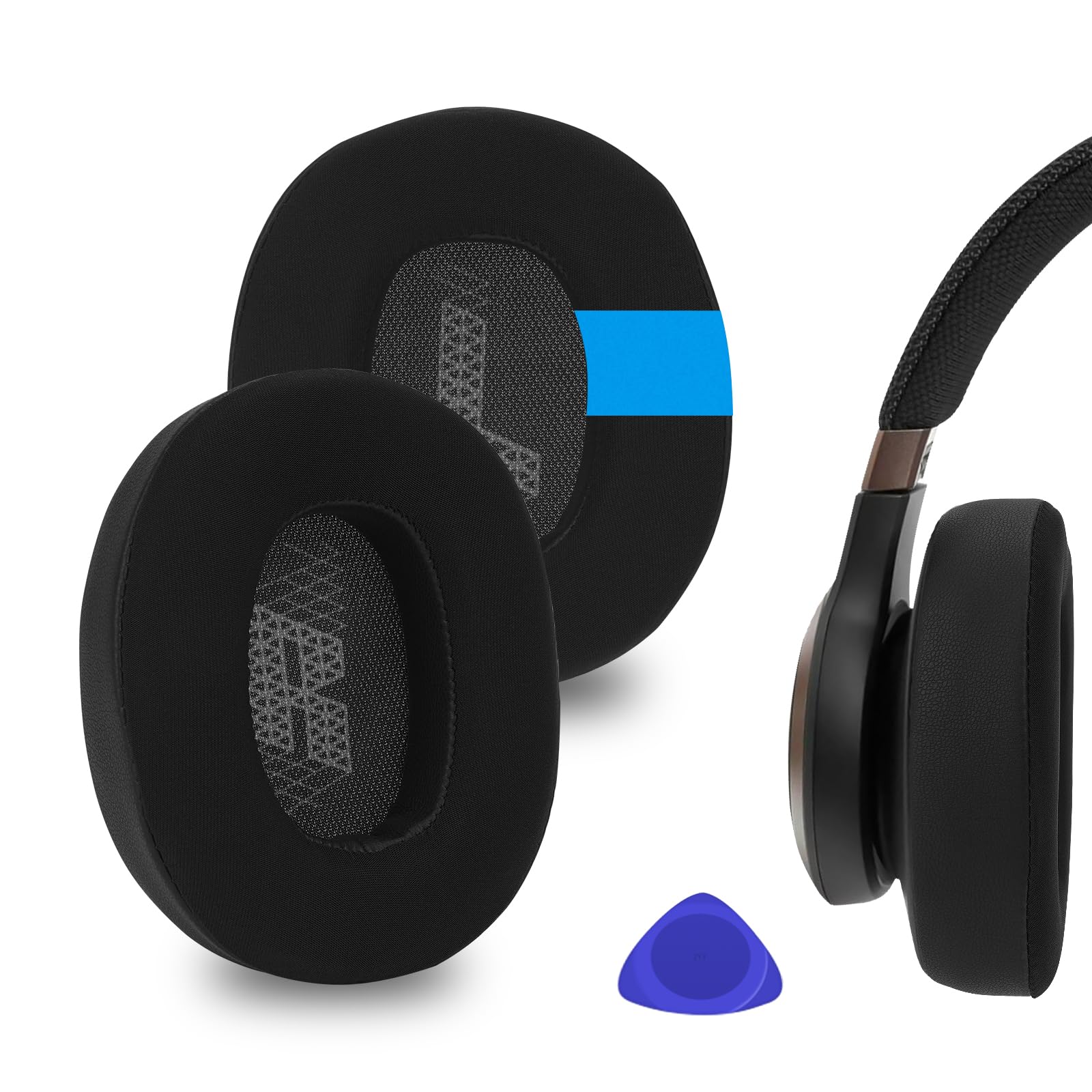Geekria Sport Cooling-Gel Replacement Ear Pads for JBL Lifestyle E65BTNC, Duet NC