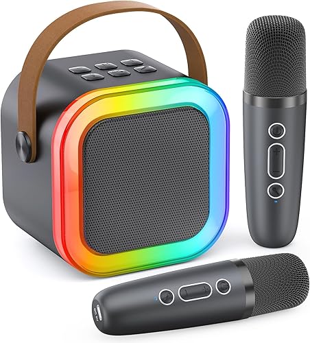 Miniatura 11 de Mini máquina de karaoke para niños y adultos, 2026, los mejores regalos de cumpleaños para niñas y niños de 3, 4, 5, 6, 7, 8 años, juguetes para