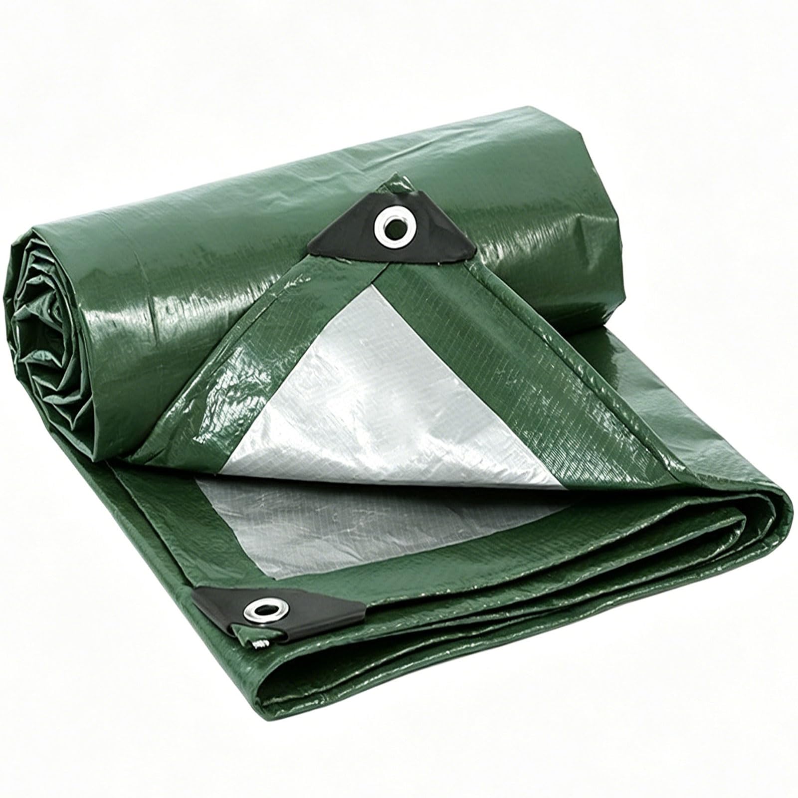 Tarpaulin Waterproof 130 x 240 cm Heavy Duty, Waterproof, UV Protection Groundsheet Tarp Sheet with Eyelets, Universal, Multipurpose for Garden Furniture Camping Camping, Green