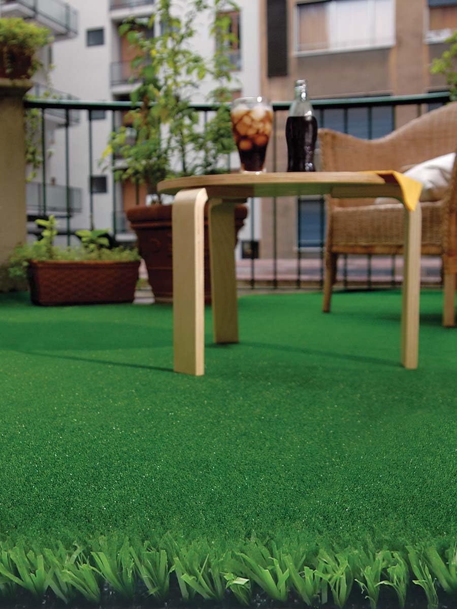 Erba sintetica decorativa 7 mm per esterni balconi terrazzi e dehors effetto naturale varie misure – FENCESHOP - 2x25 m