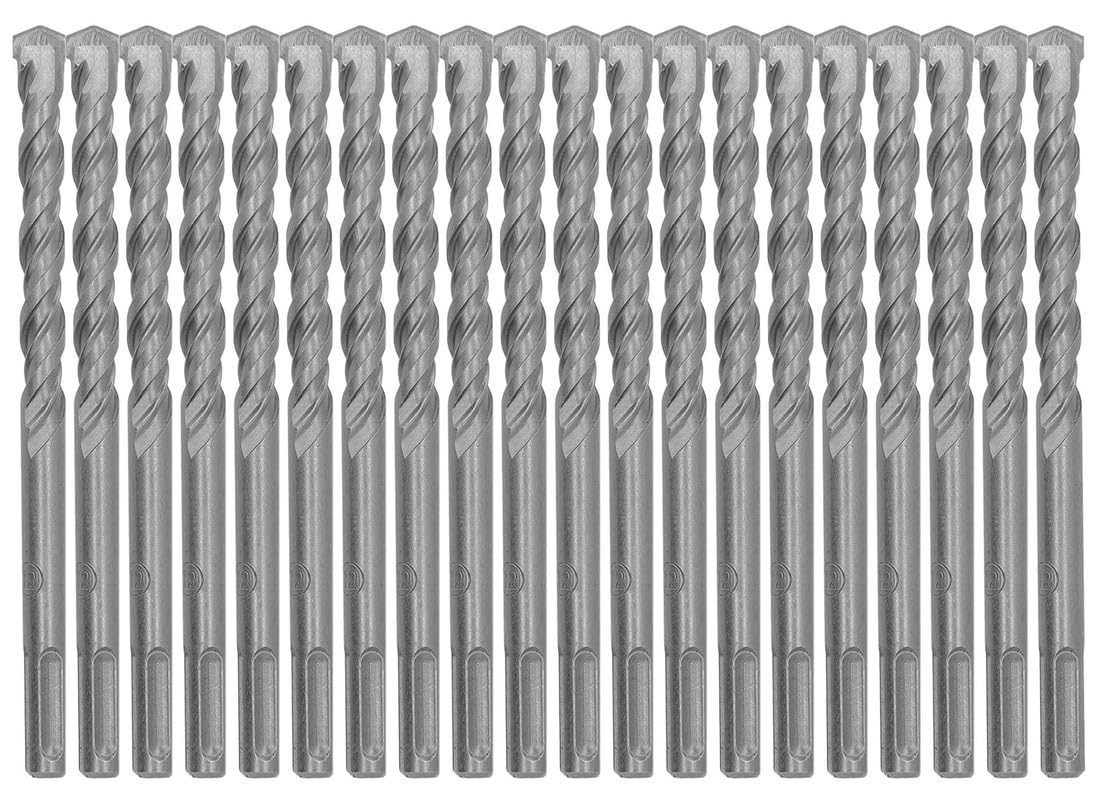 17Pcs SDS Plus Rotary Hammer Drill Bits and Chisel Bits Hole Tool Set Masonry SDS Drill Bit Set Drilling Concrete,Masonry, Wall, Bricks, Stone, Road.