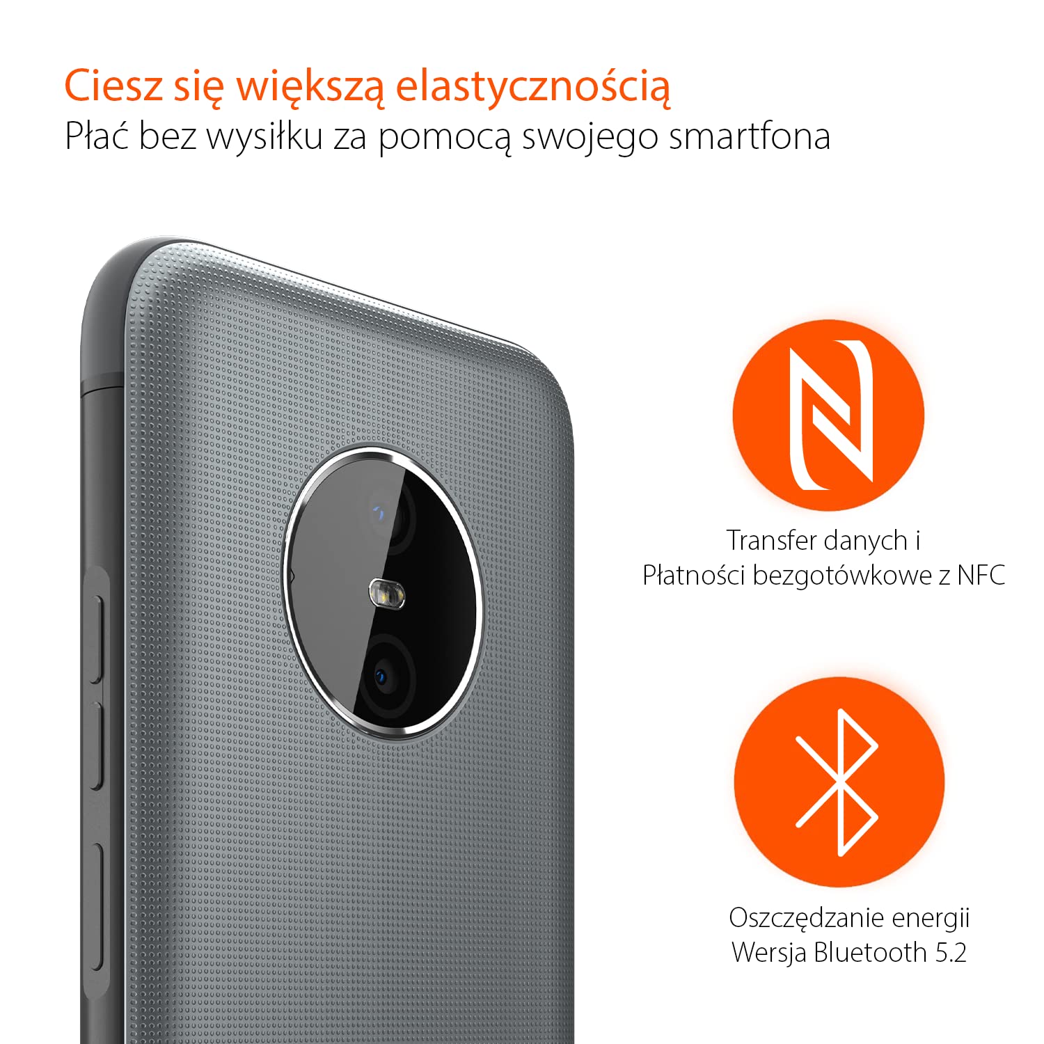 Gigaset GX6 wzmocniony smartfon 5G, standard wojskowy, pyło- i wodoszczelny IP68 - wyświetlacz 6,6" FHD+ z Corning Gorilla Glass, 128GB+6GB RAM, aparat 50MP - szybkie ładowanie - Android 12, szary