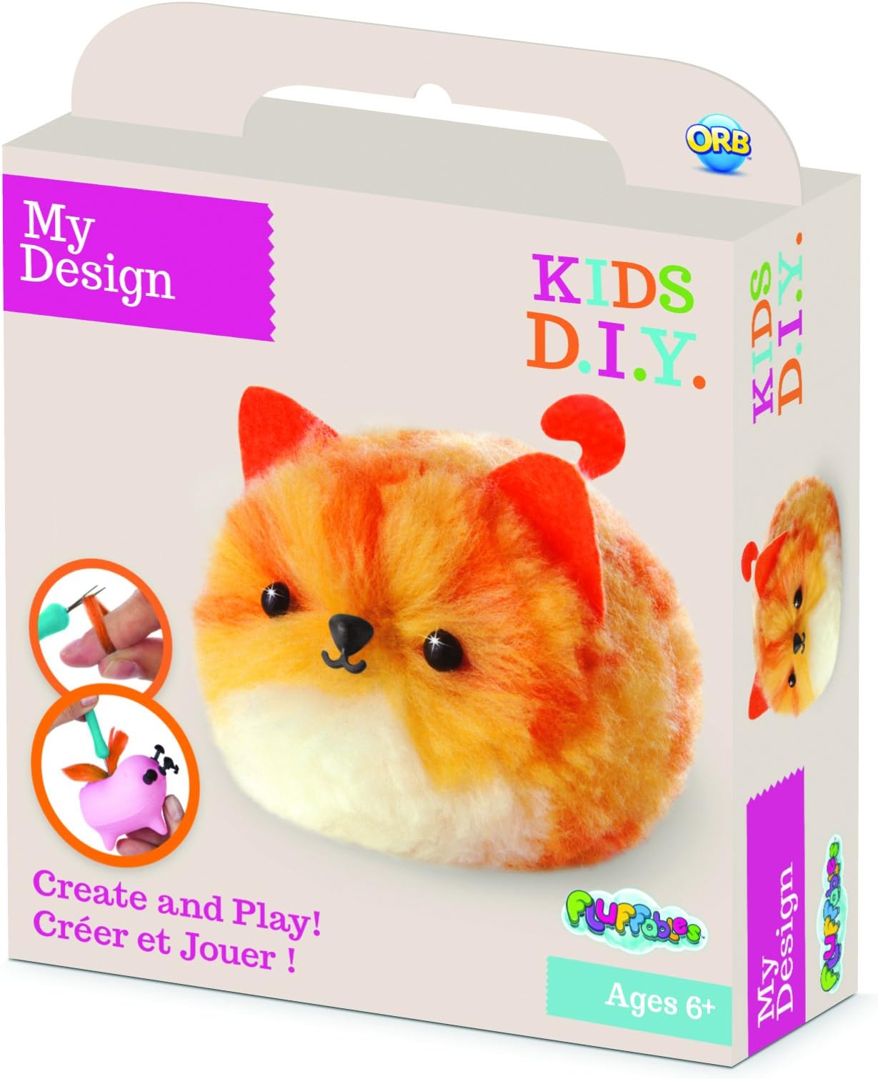 Au Sycomore Orb Factory – orb78003 – Craft – My Design fluffables Pumpkin