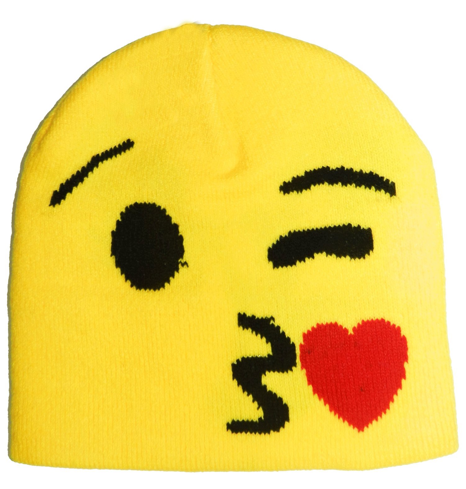 MANSURINew Kids Emoji Smiley Emotion Beanie Winter Hats