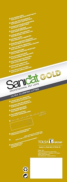 Foto 6 de 7 de Sanicat Gold 5L, Arena de Gatos, Aroma a Talco