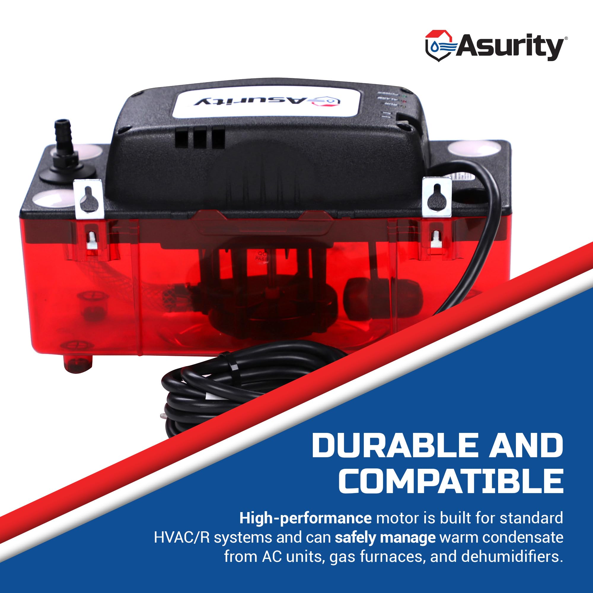 Asurity ULTRACP-22 Condensate Pump - 22' Lift -5 Asurity ULTRACP-22 Condensate Pump - 22' Lift -5