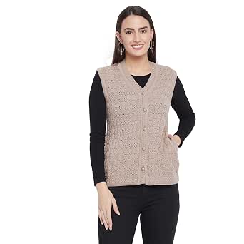 V-Neck Sleeveless Sweater at Amazon 