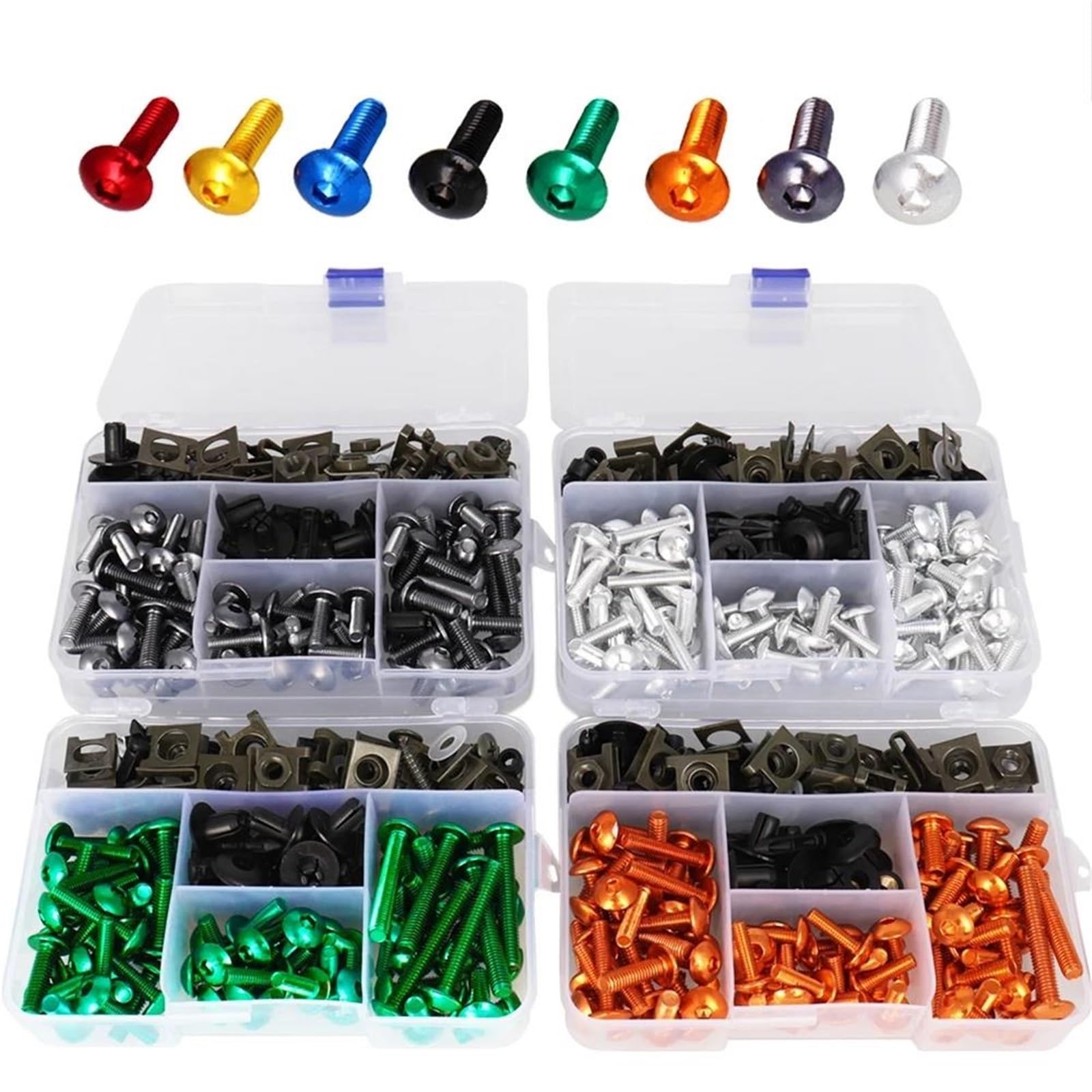 Fissaggi per parabrezza Kit Bulloni Carenatura Moto Per Yamaha Per Tracer 9 GT 9GT Per Tracer9GT Dadi Di Fissaggio, Clip Carrozzeria, Viti Moto Clip Dadi A Vite Cupolino(Blu)