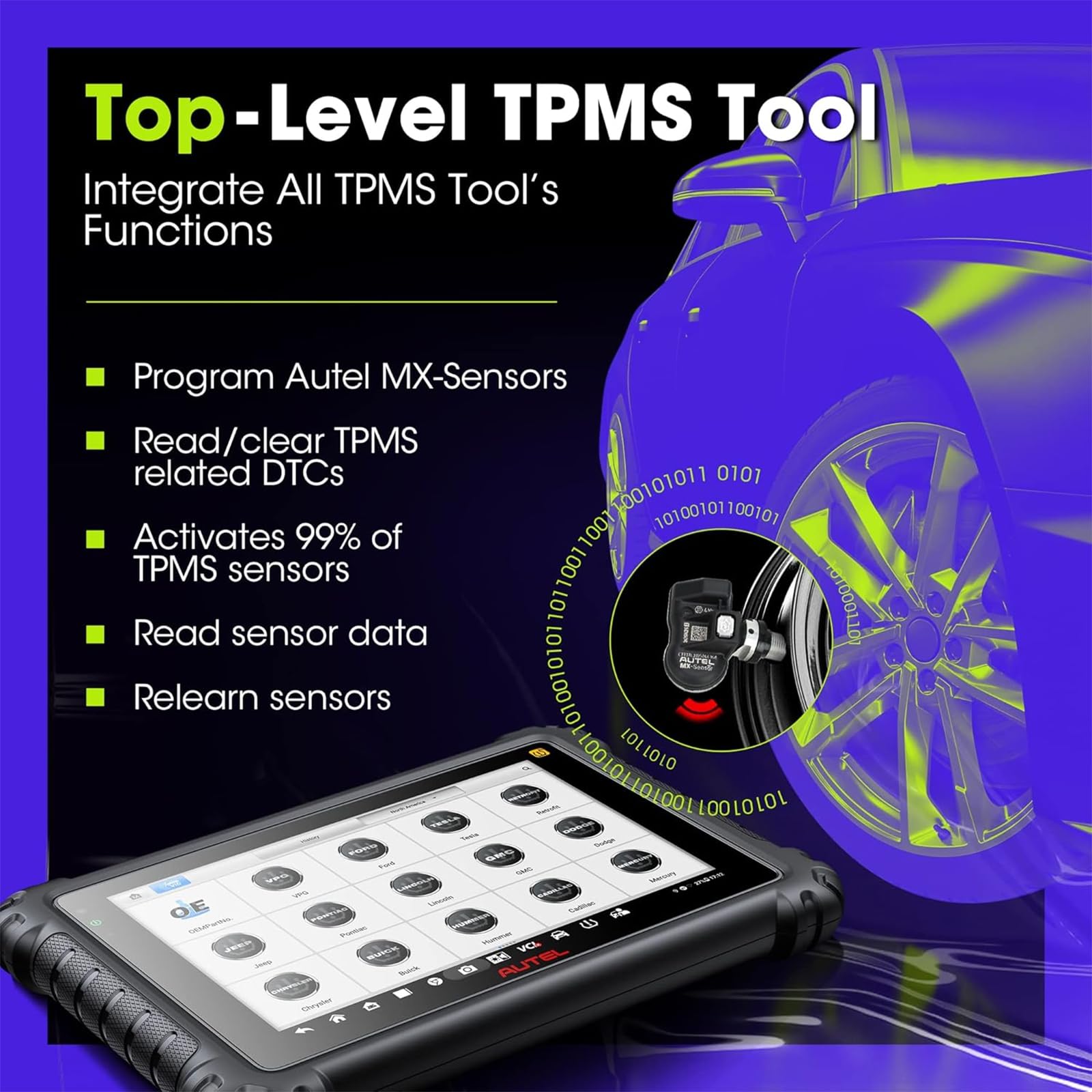 Autel MaxiCOM MK906PRO-TS Escáner: 2024 Actualizado de MS906 Pro/MK908 II/MS906Pro TS, Todos Los Diagnósticos Sistema, Programación TPMS, Codificación ECU, 36+ Servicio, FCA y SGW, Sin límite IP,OS 10