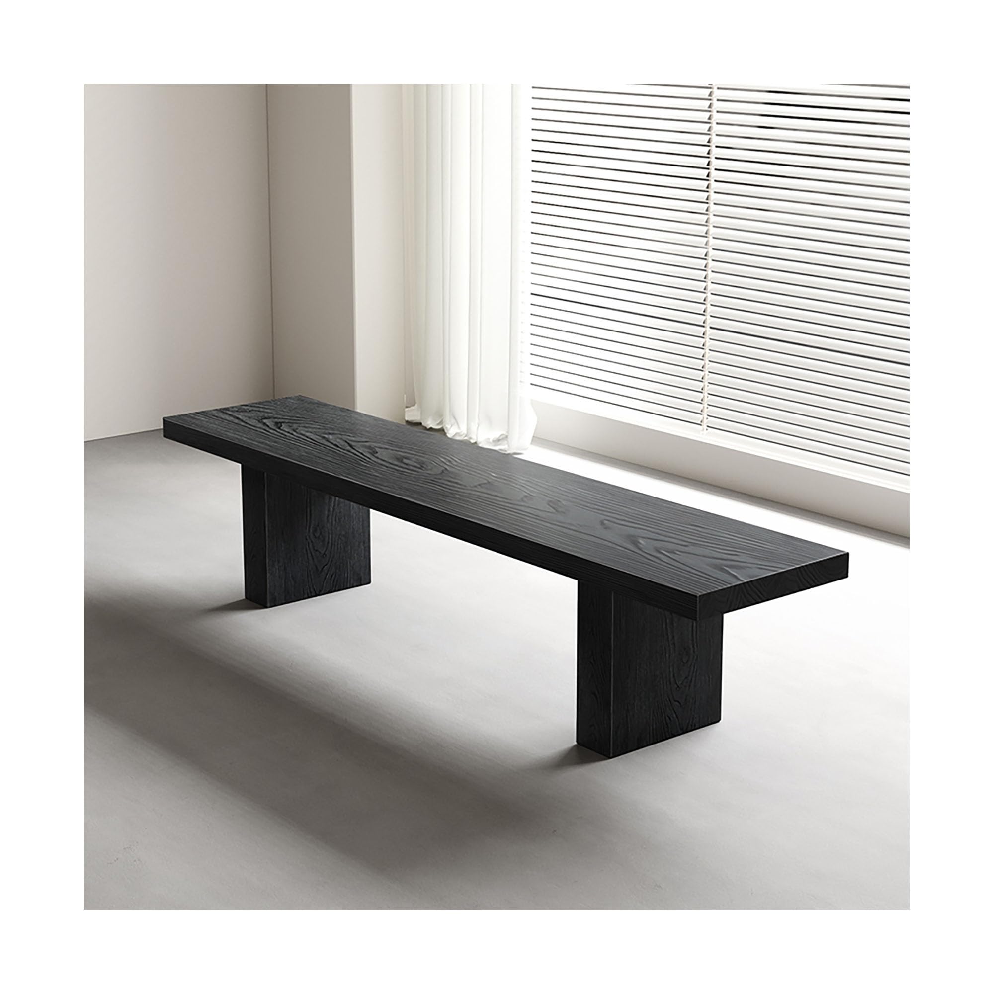 MSHGSKU Rustic Wooden Entryway Shoe Bench - Multi-Functional Seat for Bedroom, Living Room, Hallway & Dining Room - Vintage Style Storage Solution