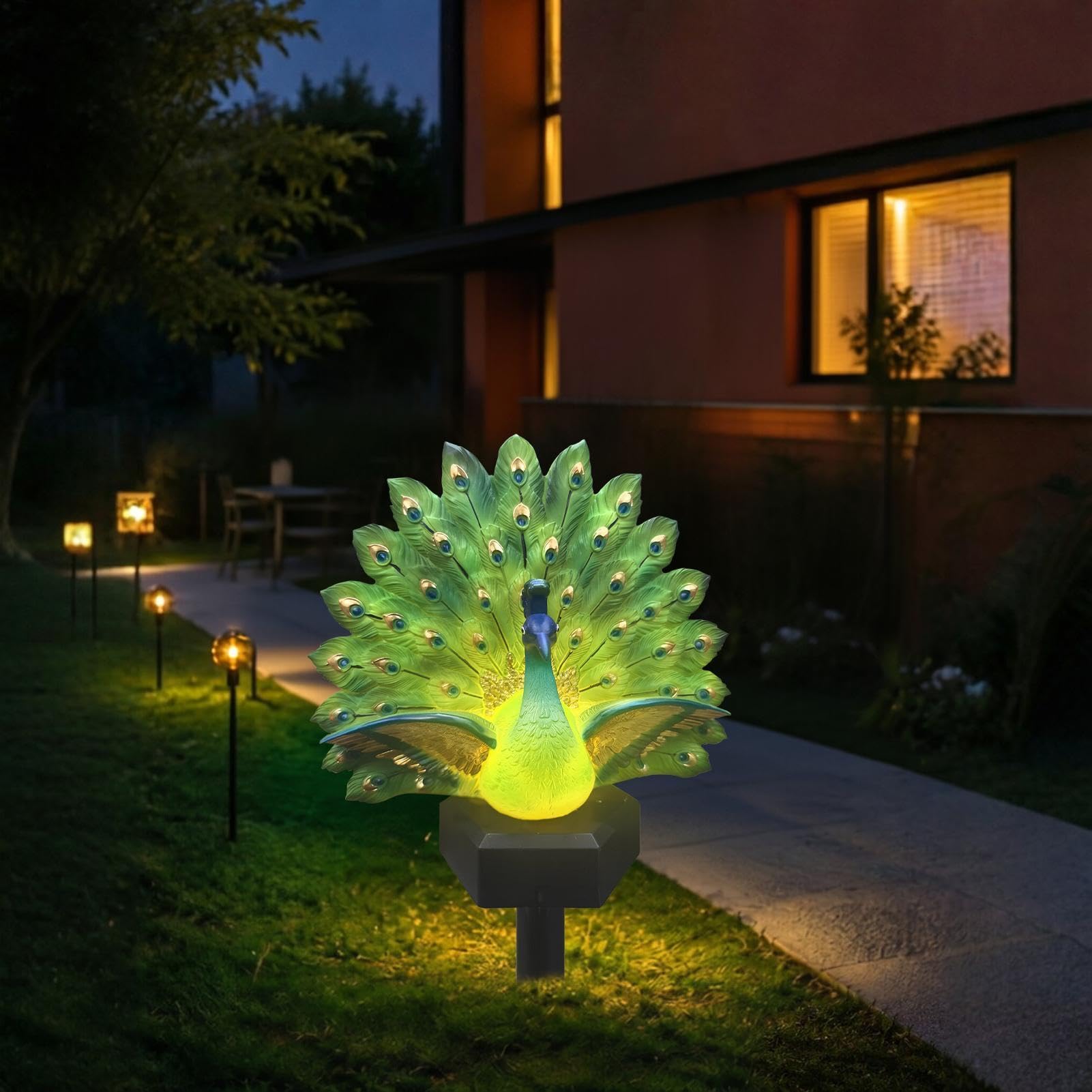 Generico Decorativo Solare Lampada Solare Decorativa Impermeabile