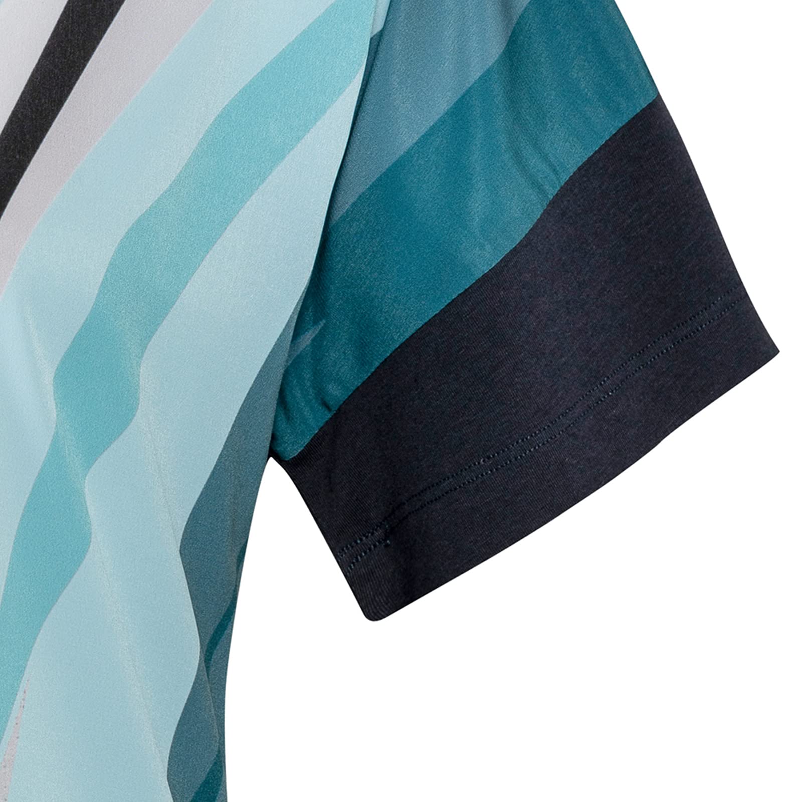 Joy Sportswear Damen Shirt Carmen, bequemes Sportshirt, ideal für Sport und Freizeit 42, Petrol Bedruckt