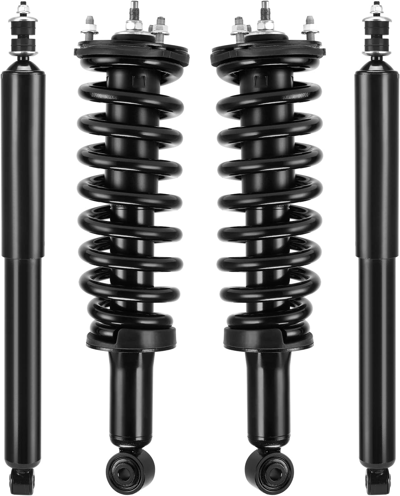 AUTOSAVER88 Front & Rear Pair Complete Quick Struts Shocks Compatible with 2000-2006 Tundra