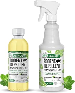 Peppermint Oil Rodent Repellent Spray and Concentrate - Makes 1 Gallon