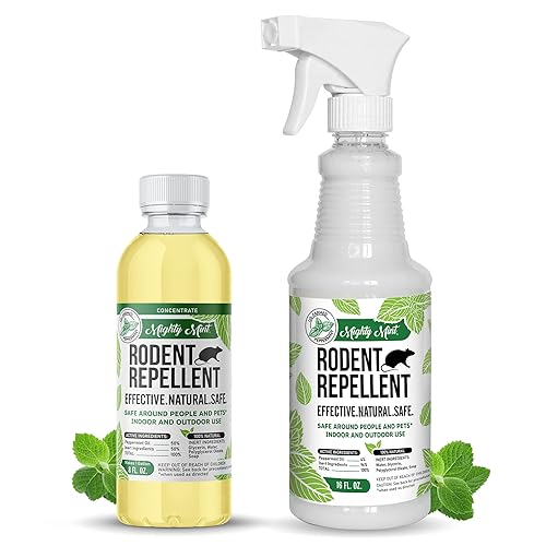 Peppermint Oil Rodent Repellent Spray and Concentrate - Makes 1