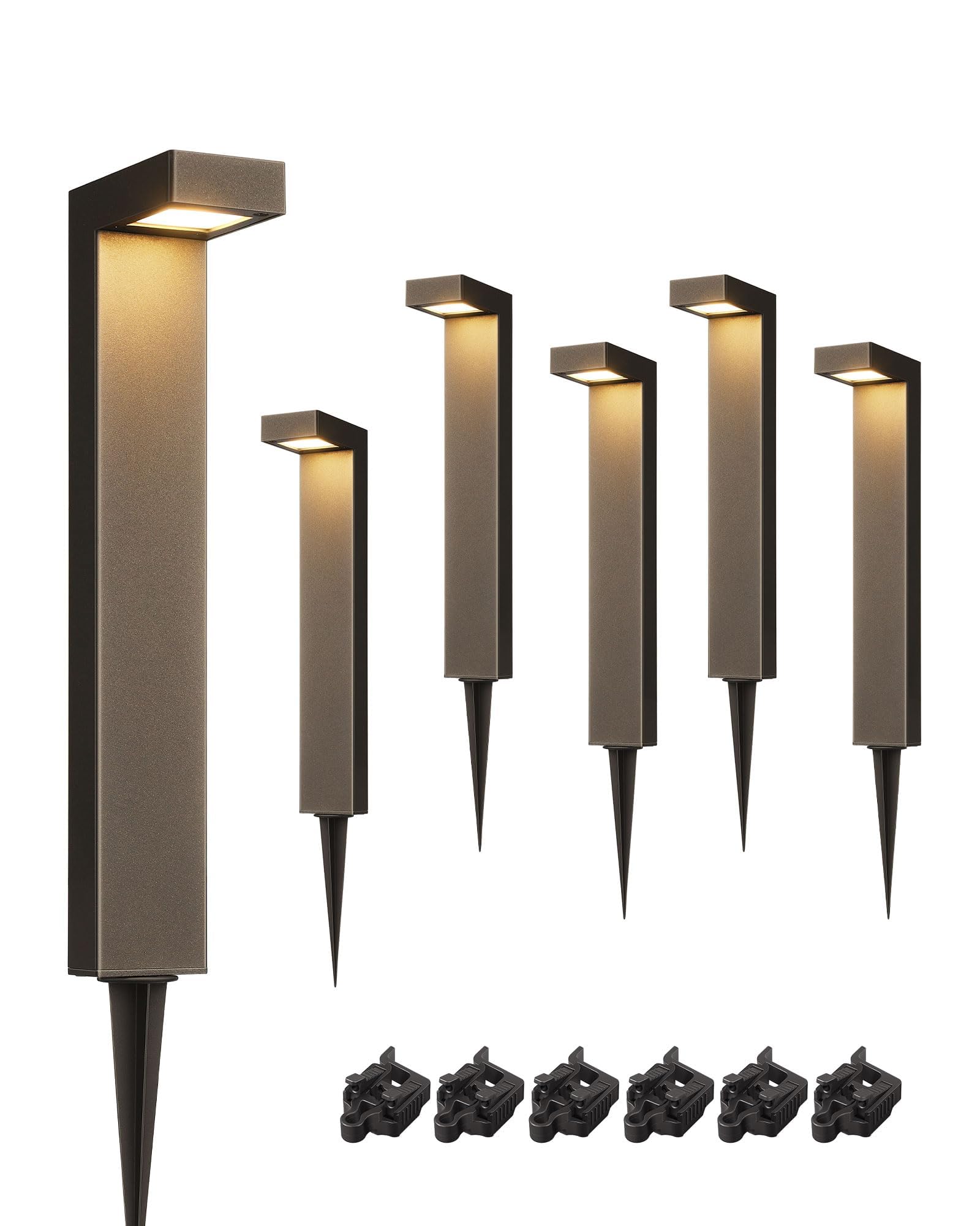 EDISHINE Low Voltage Landscape Lighting, 3.2W 3000K 50,000