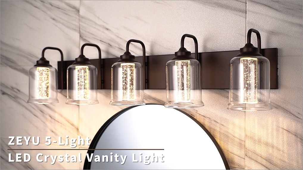 zeyu 25W 5-Light LED Bathroom Lights, 36
