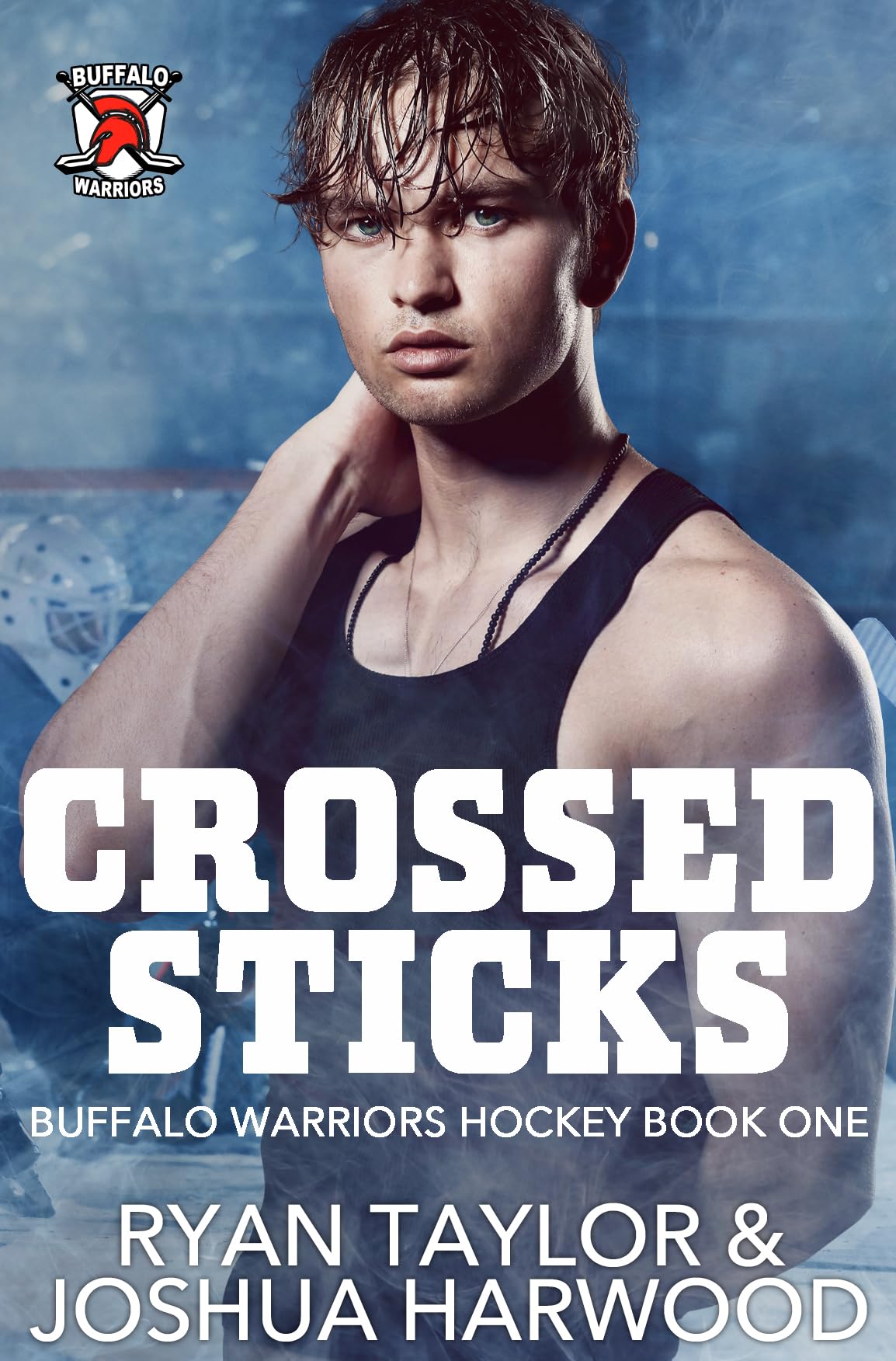Crossed Sticks: An MM Hurt-Comfort Hockey Lacrosse Romance (Buffalo Warriors Hockey Book 1)