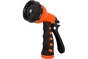 NEXCOVER Garden Hose Nozzle with 7 Adjustable Spray Patterns