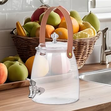 3L/5L/9L Drinks Dispenser | Fridge Water Dispenser with Tap | Juice Jug for Hot & Cold Water | Iced Beveragedispensers for Juice, Iced Tea, Cocktail, Picnic, BBQ, Parties, Counter