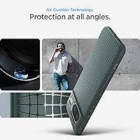 Vista 3 de Spigen Funda para Pixel 8, Liquid Air (2023) [Sin Anillo Magnético] [Protección de Grado Militar] - Abyss Green