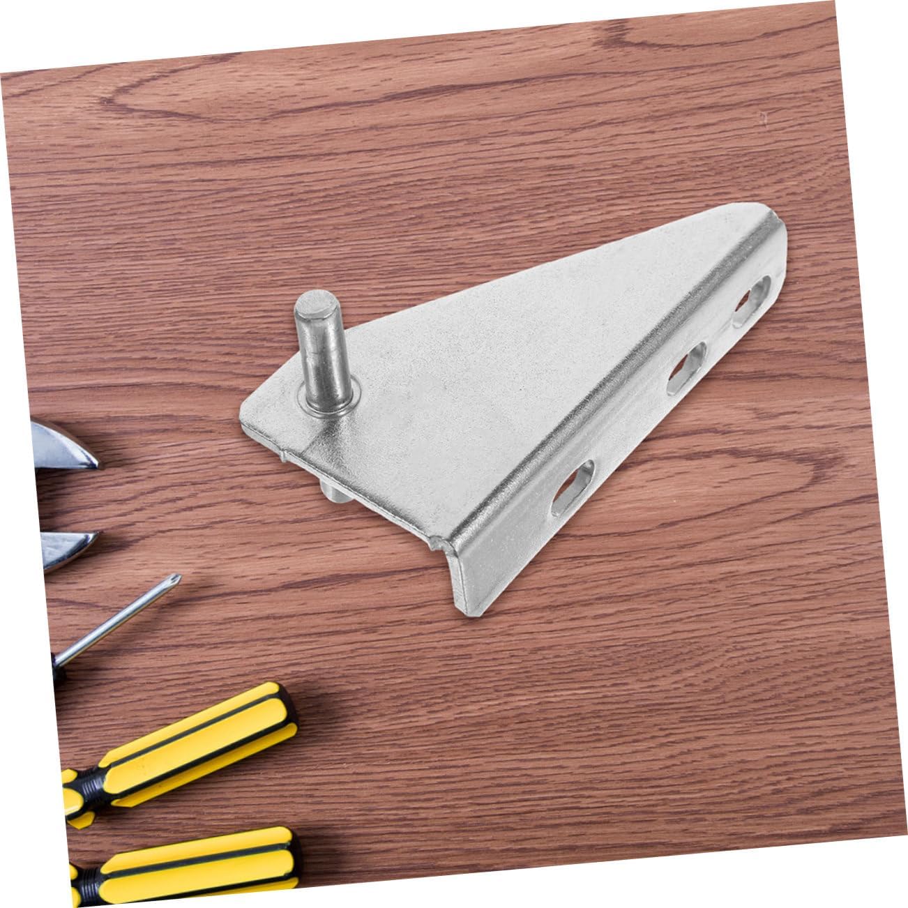 4pcs Stainless Steel Freezer Hinges Rubber Cap for Noise Reduction Cabinet Door Hinge Accessories for Easy Installation Refrigerators and Freezers