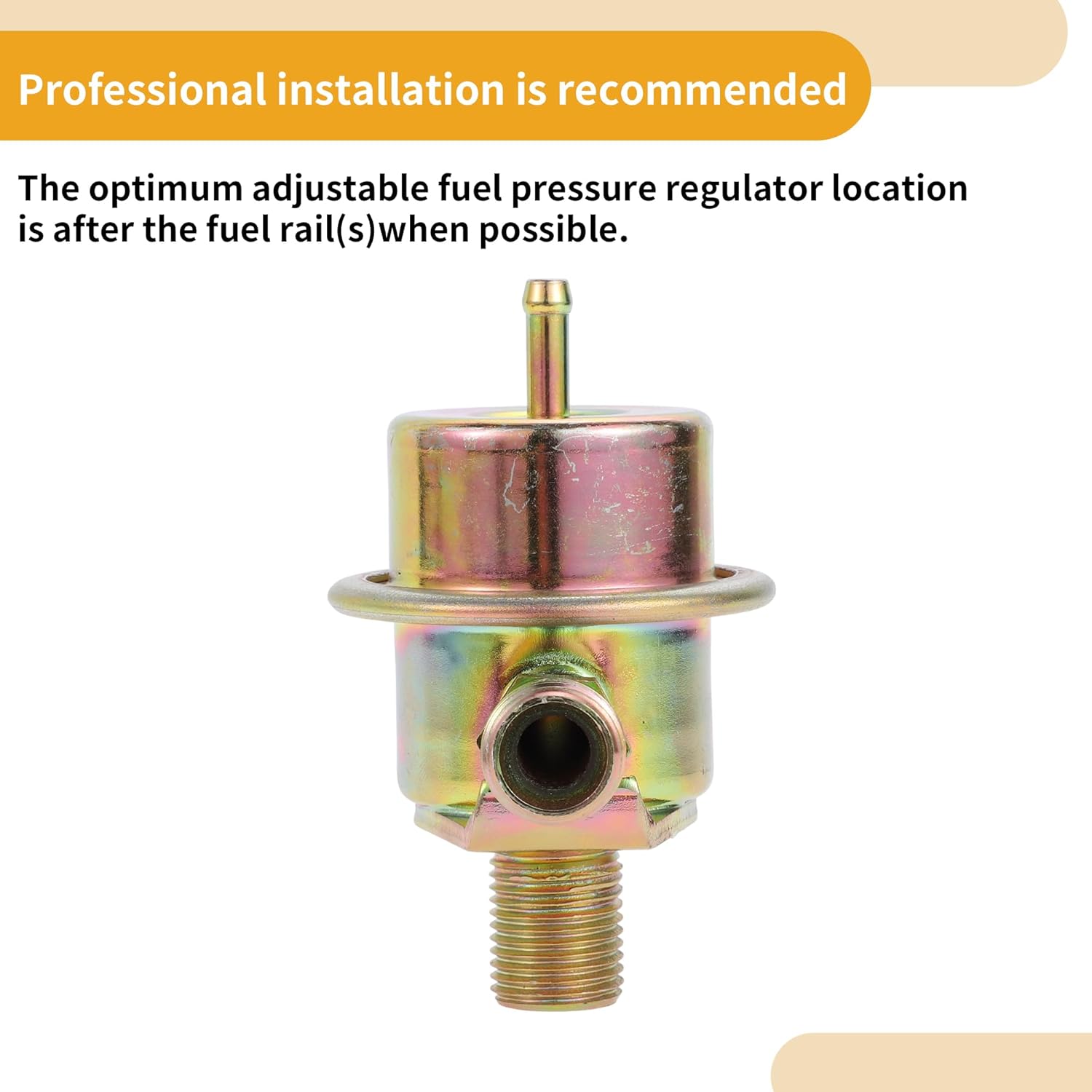 Car Fuel Injection Pressure Regulator for Porsche 911 1989-1992 No.0280160297 Aluminum Alloy
